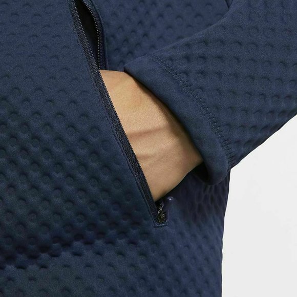 Nike Therma Full Zip Hooded Training Jacket Blue Mens Size Large BV3998-… - Picture 7 of 8